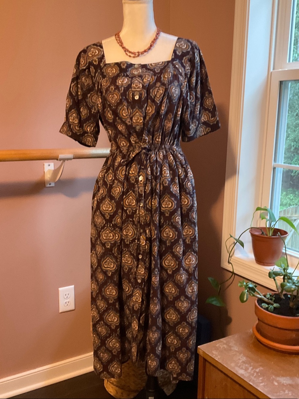 J.Jill boho midi dress M NWTs